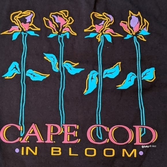 GOPHER Sport Vintage 90s Cape Cod Contrasting Lining 100% Cotton T Shirt XL - Picture 3 of 5